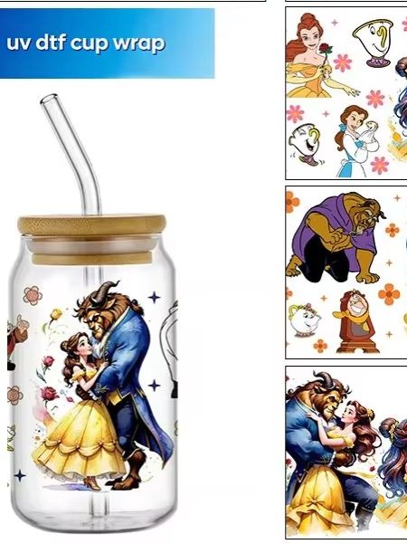 Cartoon popular Princess UV DT - Rdta Tank Glass recension och pris